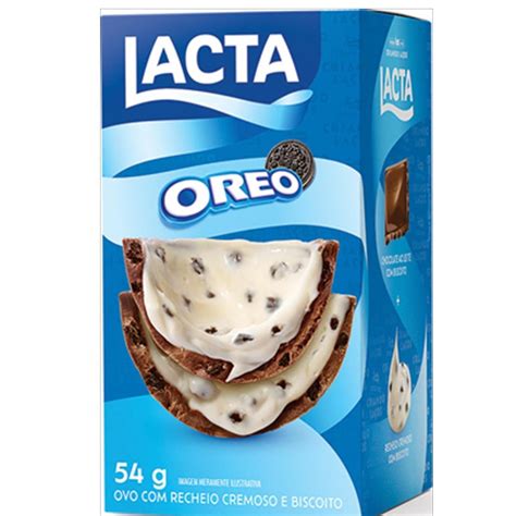 Ovo De Chocolate Ao Leite Oreo Lacta Caixa 54g Clube Extra