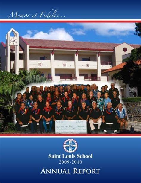 Annual Report - Saint Louis School