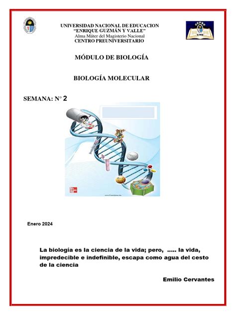 Semana 2 Biologia Pdf Biología Celular Solución Tampón