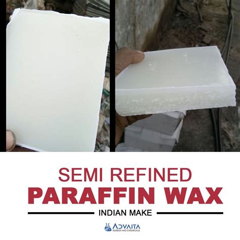 Plastic Auxiliary Agents Semi Refined Paraffin Wax For Candle Making