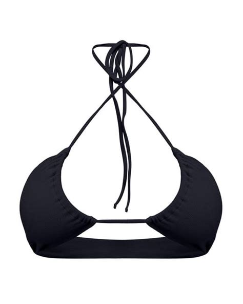 Mihara Aaliyah Bikini Top In Blue Lyst