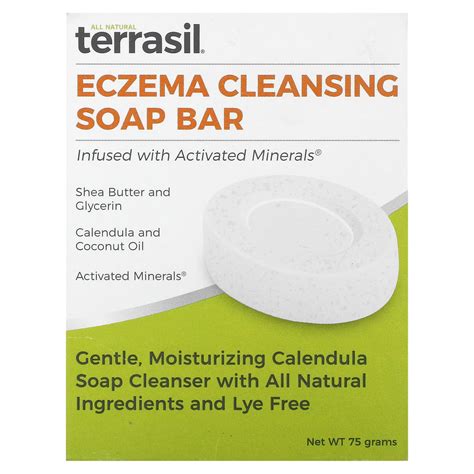 Terrasil, Eczema Cleansing Soap Bar, 75 g