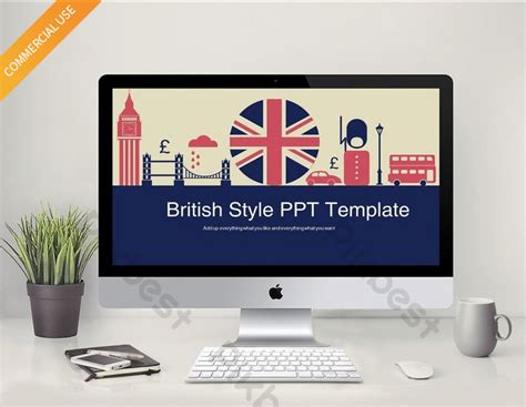 Free British Culture Slides Powerpoint Template - DesignHooks