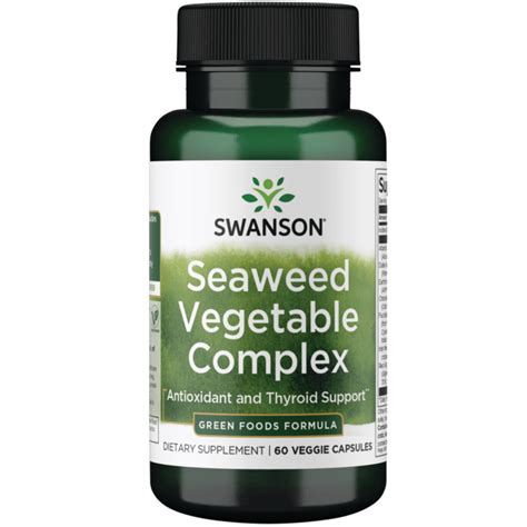 Seaweed And Sea Vegetable Supplement Complex Swanson Health Products