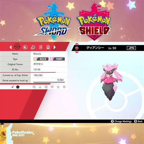 Shiny Diancie Event Japanese Pokemon Center Pokemon Sword Shield