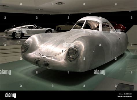 Porsche Type 64, built in 1939, Porsche Museum, Stuttgart, Baden ...