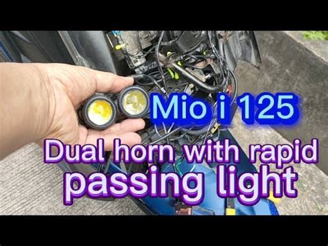 How To Install Dual Horn Mio I With Rapid Horn And Rapid Passing