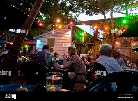 Evening At The Blue Heaven Restaurant On 729 Thomas Street Key West