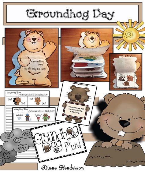 Groundhog Fun Facts Groundhog Crafts Pictures Of Real Groundhogs