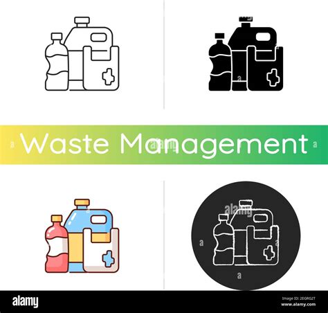 Plastic Waste Icon Stock Vector Image Art Alamy