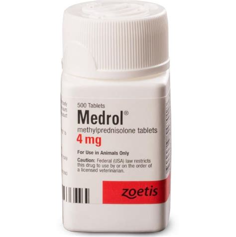 Medrol (Methylprednisolone) Tablets - Allergy & Inflammation Relief