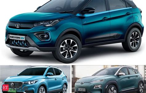 Tata Nexon EV Vs MG ZS EV Vs Hyundai Kona EV Specs Comparison ET Auto