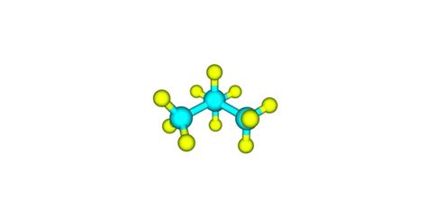 Isobutane molecular structure isolated on white — Stock Photo © olla.davies #101302684