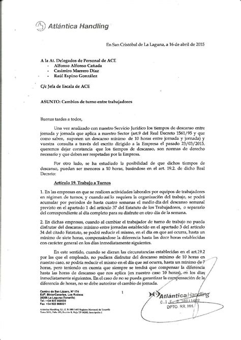 Respuesta Al Escrito Solicitud Cambio De Turnos By Alfonso Alfonso Issuu