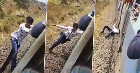 Tiktok Video Shows Train Stunt Gone Wrong As Man Falls Under Moving