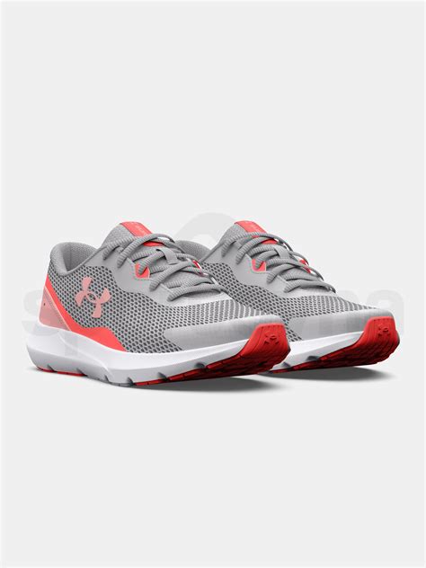 Boty Under Armour UA GGS Surge 3 GRY Sportovna