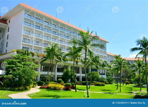 Shangri-La`s Mactan Resort and Spa Hotel Facade in Lapu Lapu, Cebu ...