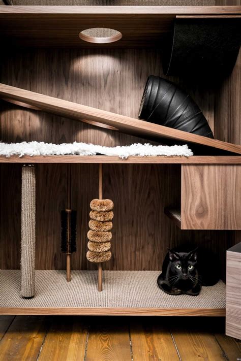 Modern Cat House Gives Cats 10 Fun Things Design Milk