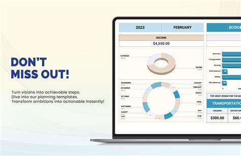 Budget Dashboard Template in Excel, Google Sheets - Download | Template.net