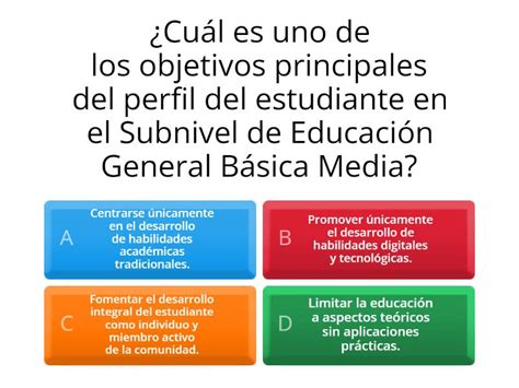 Marco Curricular Competencial De Aprendizajes Cuestionario