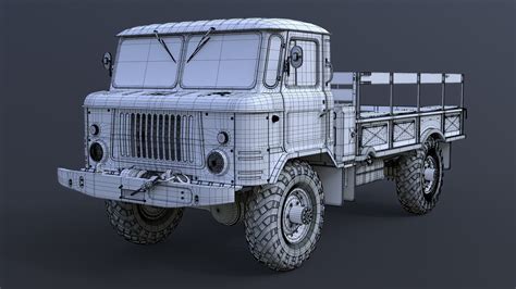 3D Model Soviet Army Truck Gaz 66 TurboSquid 1407691