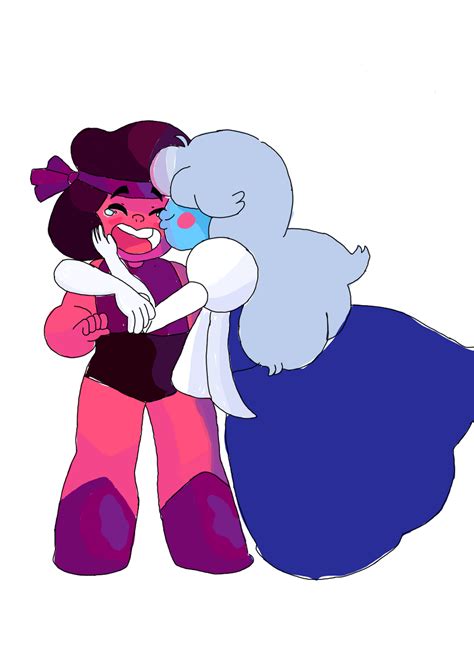 Sapphire X Ruby Steven Universe Meeweepeewee Illustrations Art Street