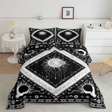 Boho Dream Catcher Bedding Set Full Size Sun Moon Print