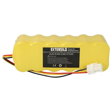 EXTENSILO Batterie Compatible Avec Samsung Navibot VCR8877 VCR8894