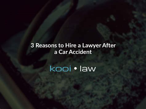 3 Reasons To Hire A Lawyer After A Car Accident Millions Won