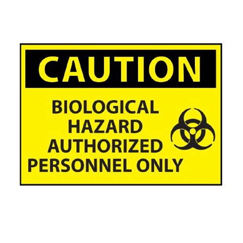 Biohazard Caution Sign