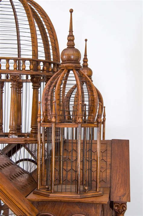 Monumental Bird Cage on Stand at 1stdibs