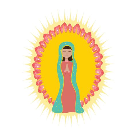 Our Lady of Guadalupe Vector Illustration Graphic 12575332 Vector Art