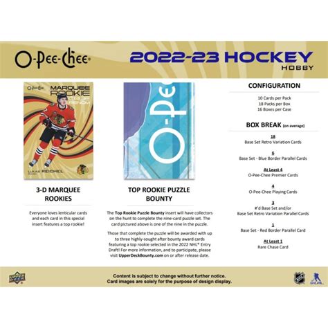 Ud O Pee Chee Hockey Hobby Box Cards U