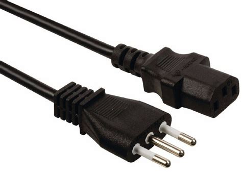 CABLE DE PODER PARA PC CON TOMA DE TIERRA PARALELO ENCHUFES DE FORMA