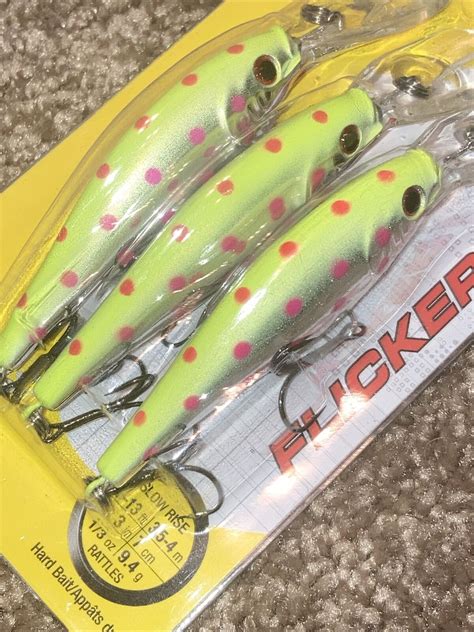 Berkley Flicker Shad Crankbaits Pks Hot Colors Walleye Trolling Ebay