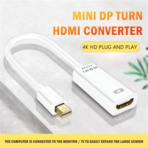 Zaroyeax Mini Displayport To Hdmi Adaptor Mini Dpthunderbolt