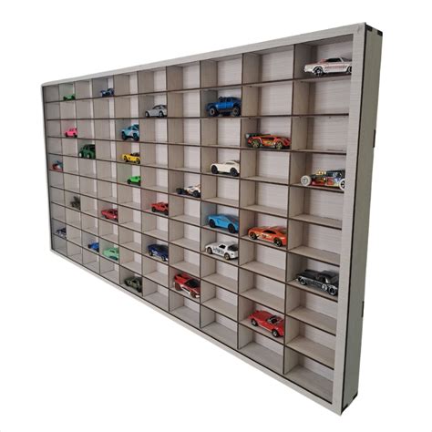 Expositor Porta Hot Wheels Carrinhos Escala Branco Estante Resistente Mdf Shopee Brasil