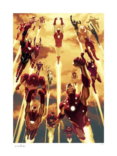 Marvel Art Print Iron Man Legacy X Cm Unframed Sideshow