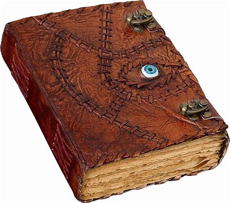 Hocus Pocus Book Of Spells Handmade Vintage Leather Journal Notebook