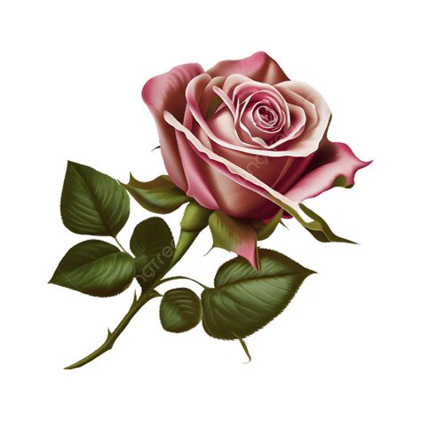 Ilustración Rosa Roja Png Flor Rosa Flores Frescas Flores Png