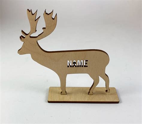 Wooden Christmas Reindeer – Wood Prints