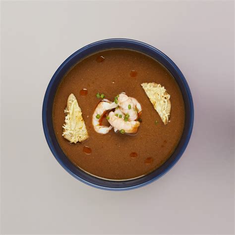 Sopa de pescado y langostinos Réseau Krill