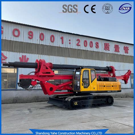 Dr Crawler Hydraulic Rotary Drill Drilling Rig With Excellent