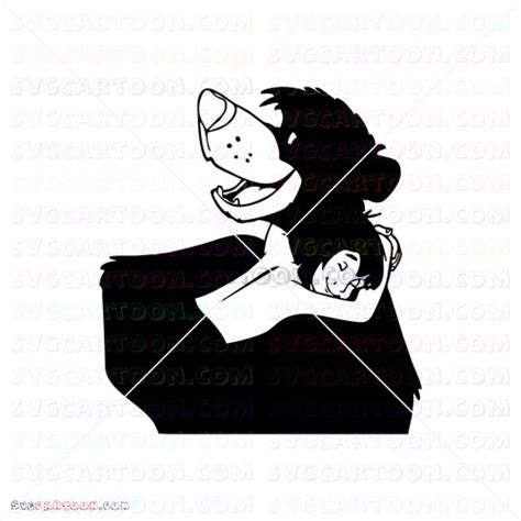 Embellishments Clip Art Image Files Vector Mowgli And Baloo