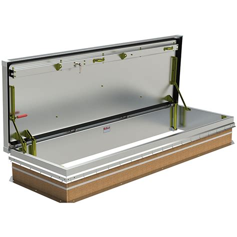 Bilco L 50 30x96 Aluminum Roof Hatch Commercial Roofing Specialties