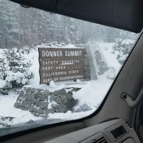 Photos At I 80 Westbound Rest Area Donner Summit Interstate 80 W