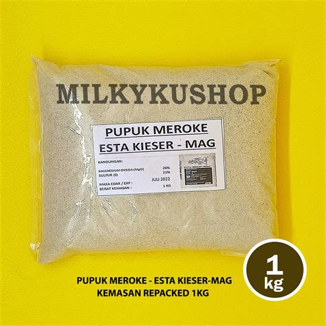 Jual PUPUK MEROKE ESTA KIESER MAGNESIUM SULFATE 1 KG KEMASAN REPACK