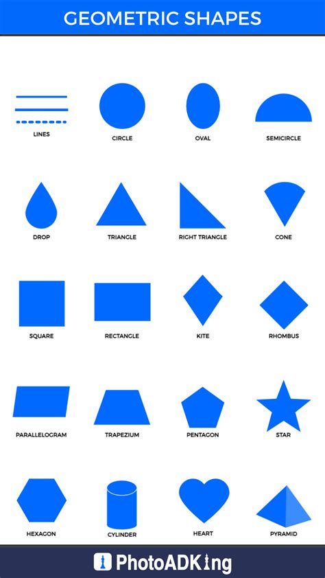 Types of Geometric Shapes to Use in Flyer