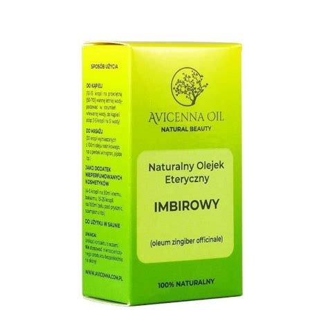 Avicenna Olejek imbirowy 7ml Naturalne suplementy witaminy i zioła