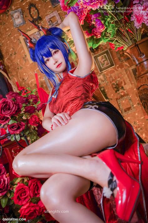 Arty Huang Arknights Chen 19P Naked Cosplay Asian 19 Photos